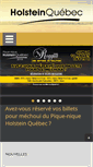 Mobile Screenshot of holsteinquebec.com